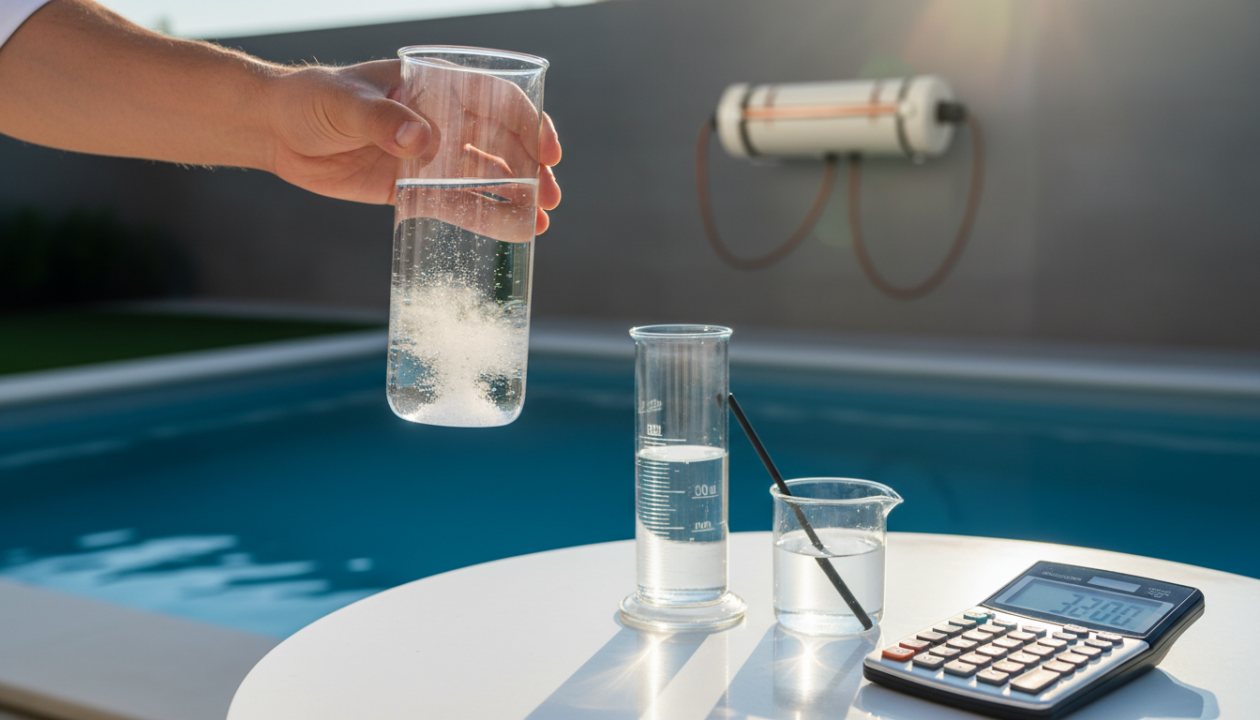 apprenez à calculer facilement le taux de sel idéal pour l'électrolyse de votre piscine afin d'assurer une désinfection optimale et préserver la qualité de l'eau.