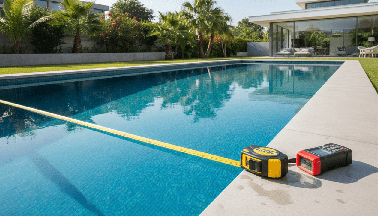 apprenez à calculer facilement le volume en mètres cubes d'une piscine rectangulaire grâce à notre guide simple et précis.