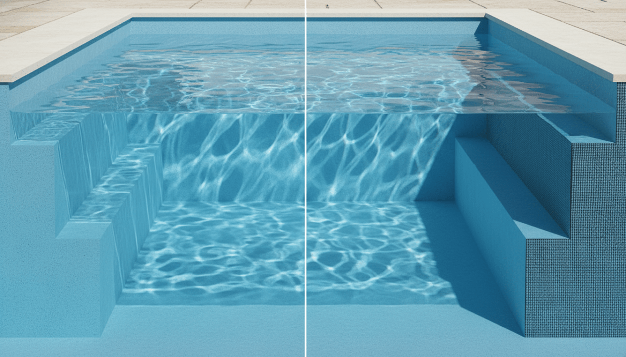 découvrez quelle option de revêtement de piscine est la plus rentable sur 15 ans entre le liner classique 75/100 et le pvc armé, en analysant coûts, durabilité et entretien.