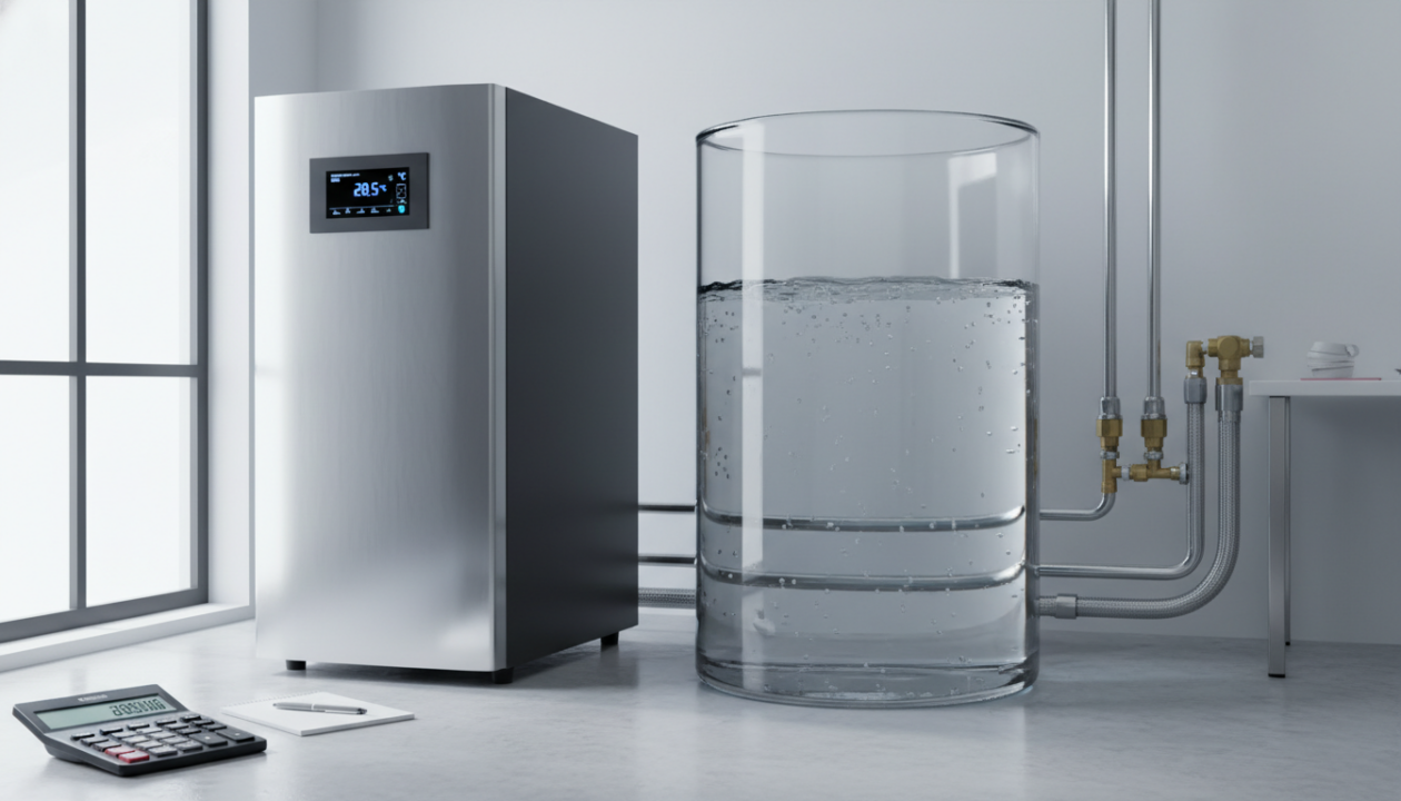 découvrez comment choisir la puissance idéale de votre pompe à chaleur en fonction du volume d'eau à chauffer grâce à notre calculateur simple et précis.