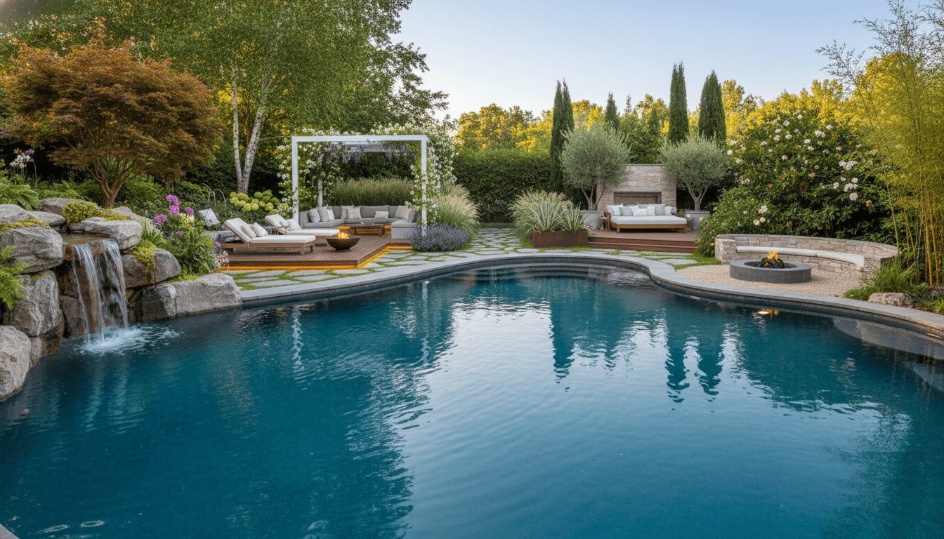 découvrez 5 idées d'aménagement paysager pour intégrer harmonieusement votre piscine au jardin et créer un espace extérieur convivial et esthétique.