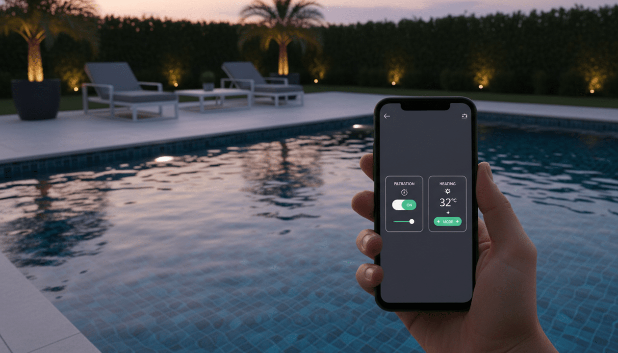 Domotique Piscine : Piloter sa Filtration et son Chauffage depuis son Smartphone