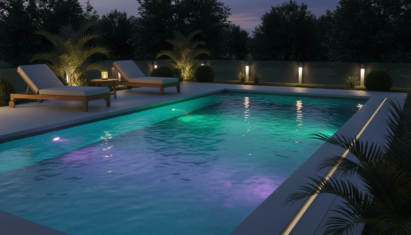découvrez comment éclairer votre piscine avec des led et créer une ambiance nocturne chaleureuse et économique. astuces et conseils pour un éclairage efficace sans dépenser une fortune.