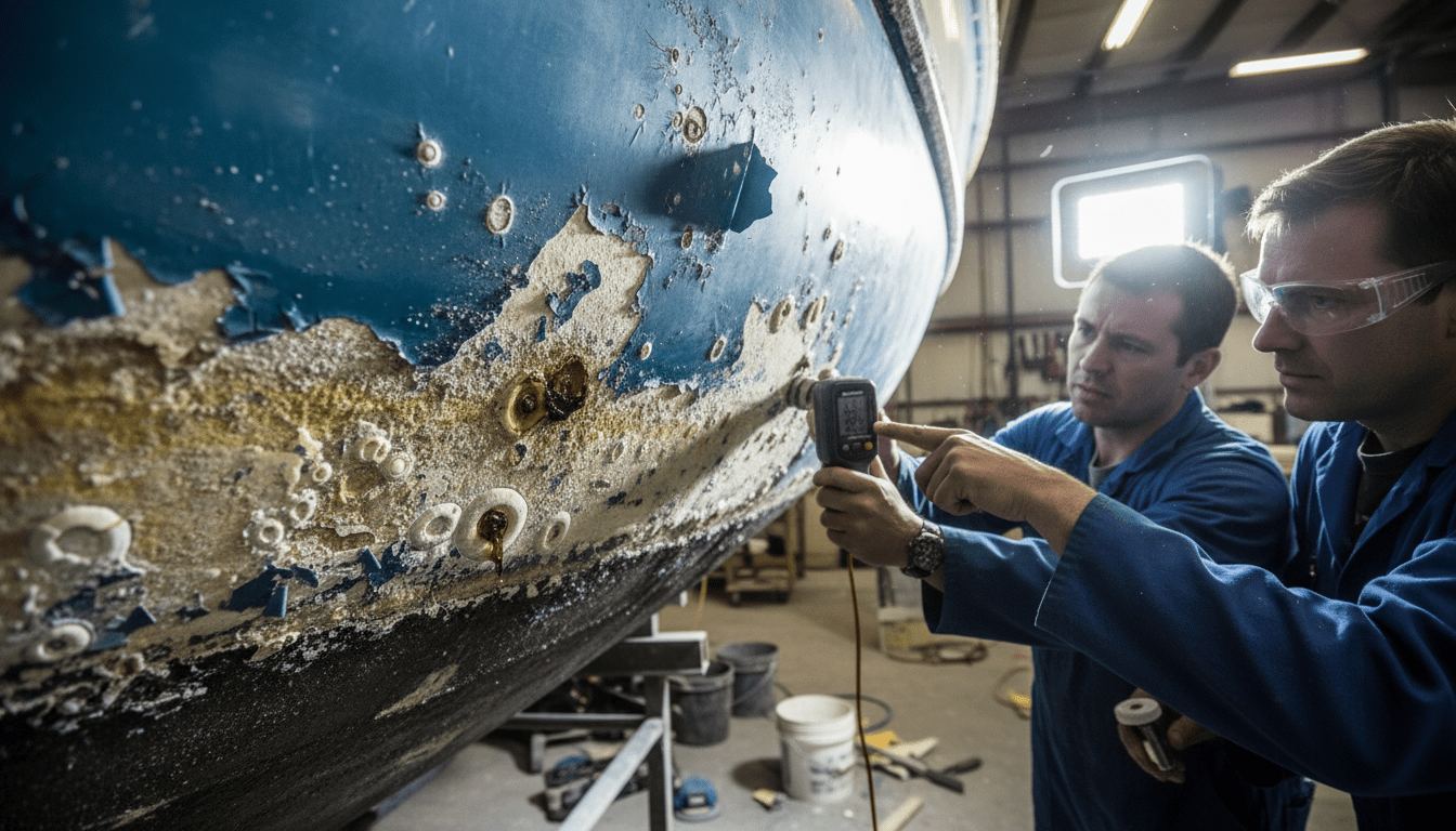 découvrez comment traiter efficacement les cloques d'osmose sur coque polyester grâce à nos conseils experts pour préserver et protéger votre bateau.