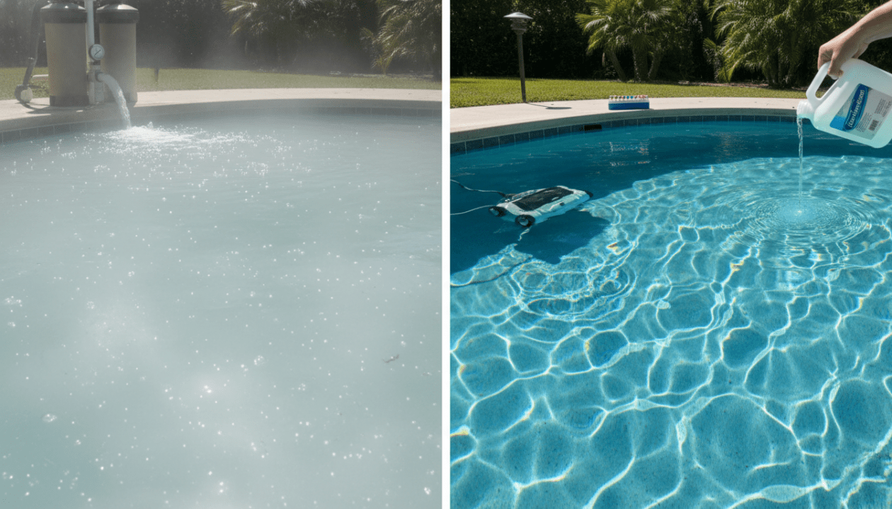 découvrez pourquoi l'eau de votre piscine devient trouble ou laiteuse et apprenez les meilleures méthodes pour la clarifier rapidement et efficacement.