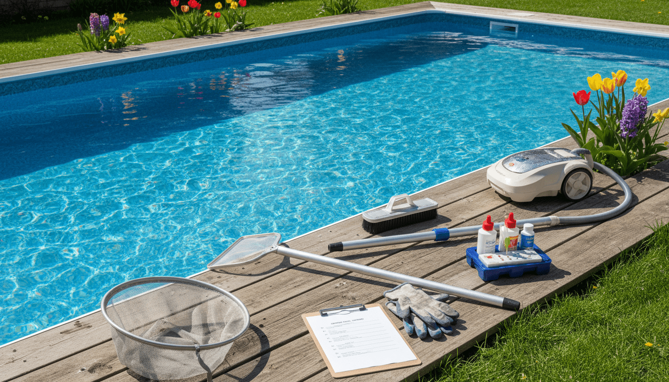 découvrez la check-list complète pour la remise en route de votre piscine au printemps. conseils pratiques pour un estivage réussi et un retour à la baignade en toute sérénité.