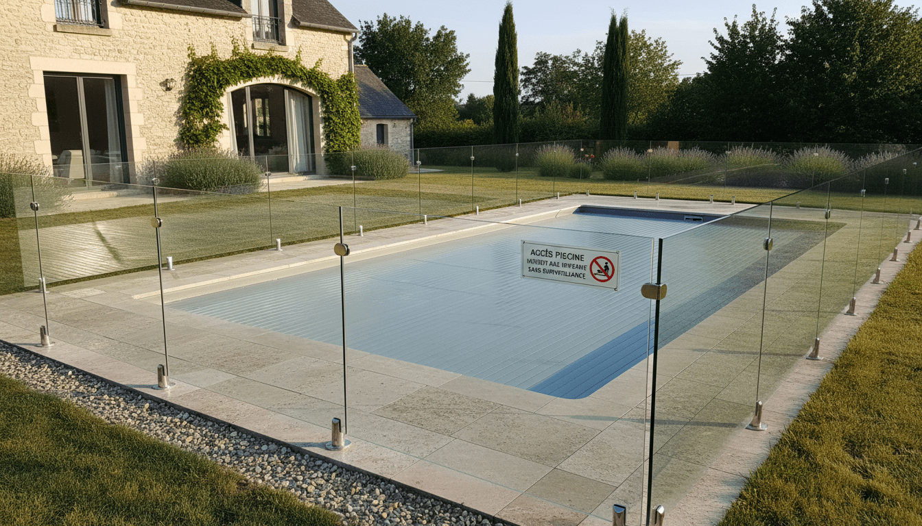 découvrez les exigences légales en matière de sécurité piscine : alarme, barrière ou volet roulant, et choisissez la meilleure protection conforme à la loi.