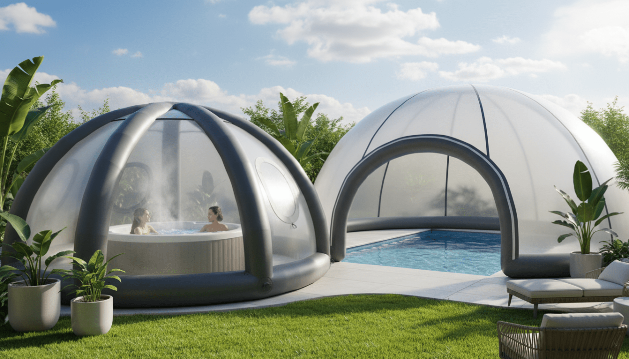 Abri et Dôme Gonflable pour Spa ou Piscine : Avis, Prix et Comparatif
